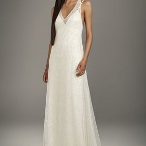 White by Vera Wang wedding Satin sleep dress XS 0